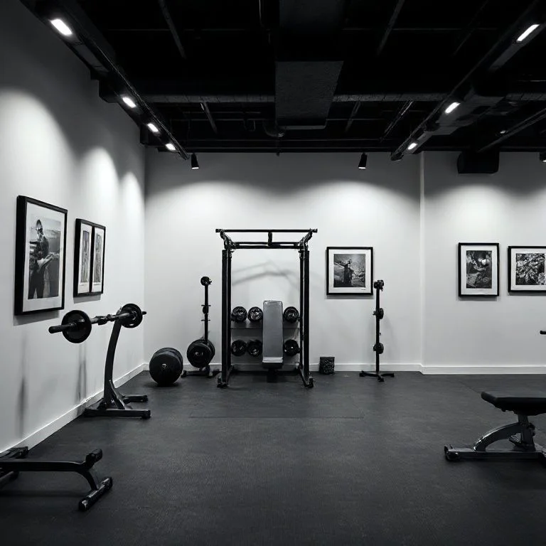 Expansive gym space with architectural beauty